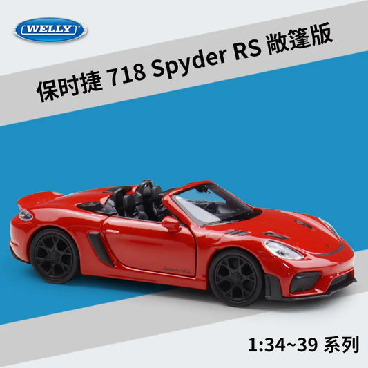 1:36 Porsche 718 Spyder Rs Convertible