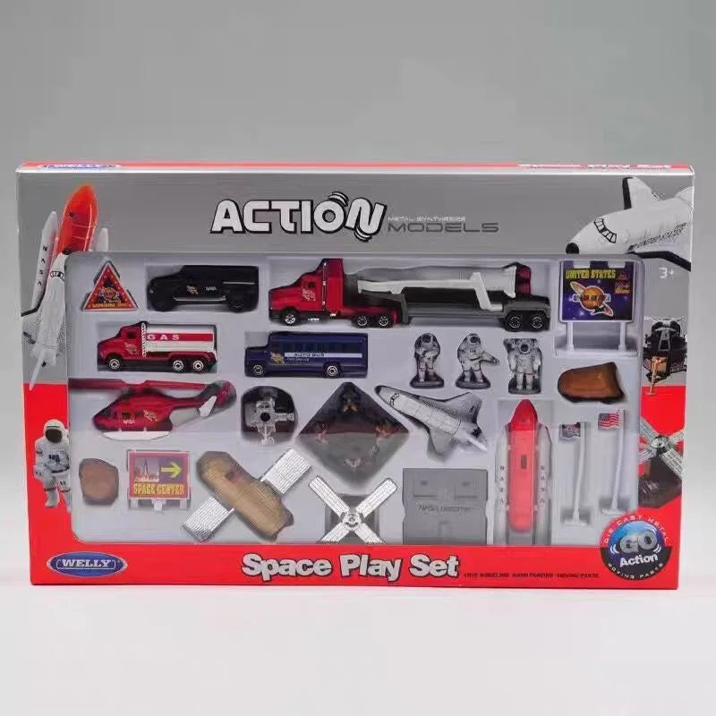 1:64 Space Play Set Astronaut Mini