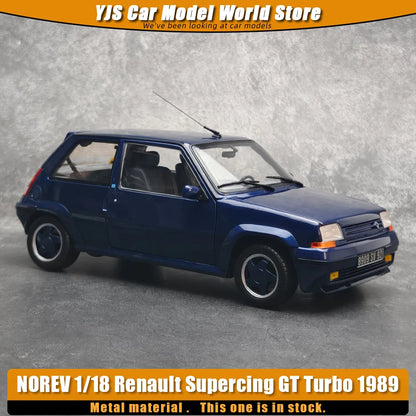 NOREV 1/18 Scale   Renault Supercing GT Turbo 1989  Static Car Model Diecast Model Ornament Holiday Gift Collection