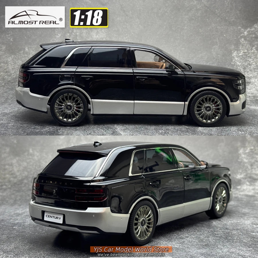 1:18 Toyota Century - 2023  Black x Silver RHD