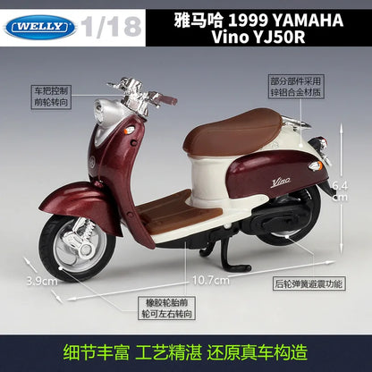 1:18 Yamaha 1999 Vino Yj50r 50 R Scooter