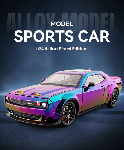 1:24 Dodge Hellcat electroplating version