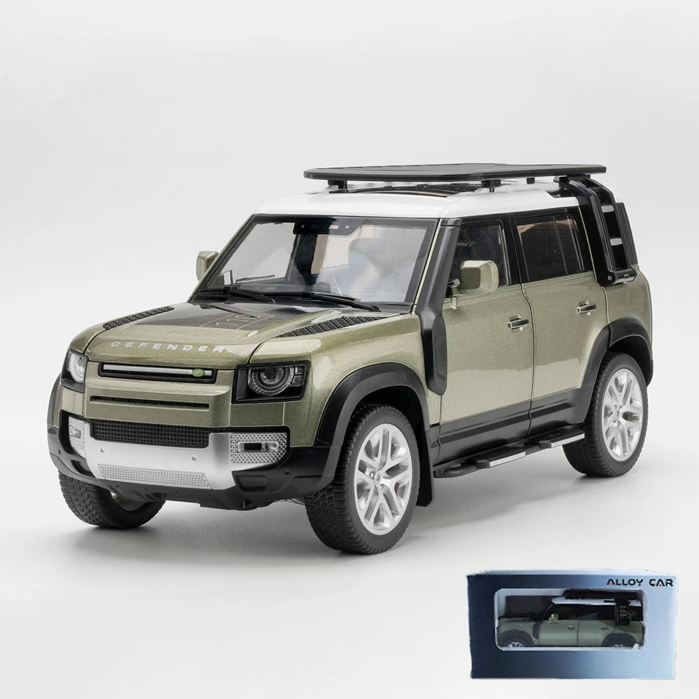1:18 Land Rover Defender 110 Camel Cup Bay Edition