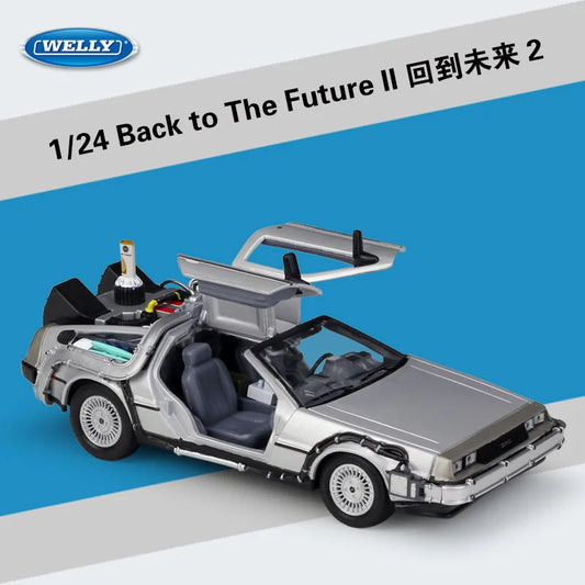 1:24 DMC-12 1 2 3 DeLorean Time Machine Back to the Future