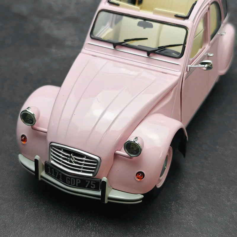 NOREV 1/18 Scale   Citroen 2CV 1986  Static Car Model Diecast Model Ornament Holiday Gift Collection