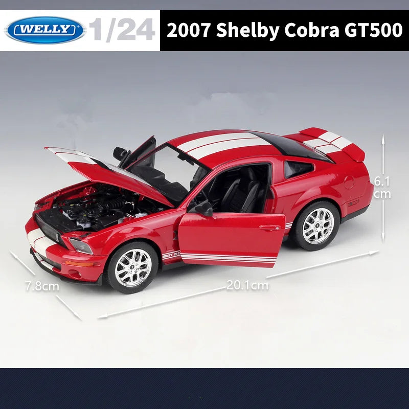 1:24 Ford Mustang 2007 Shelby Cobra GT500