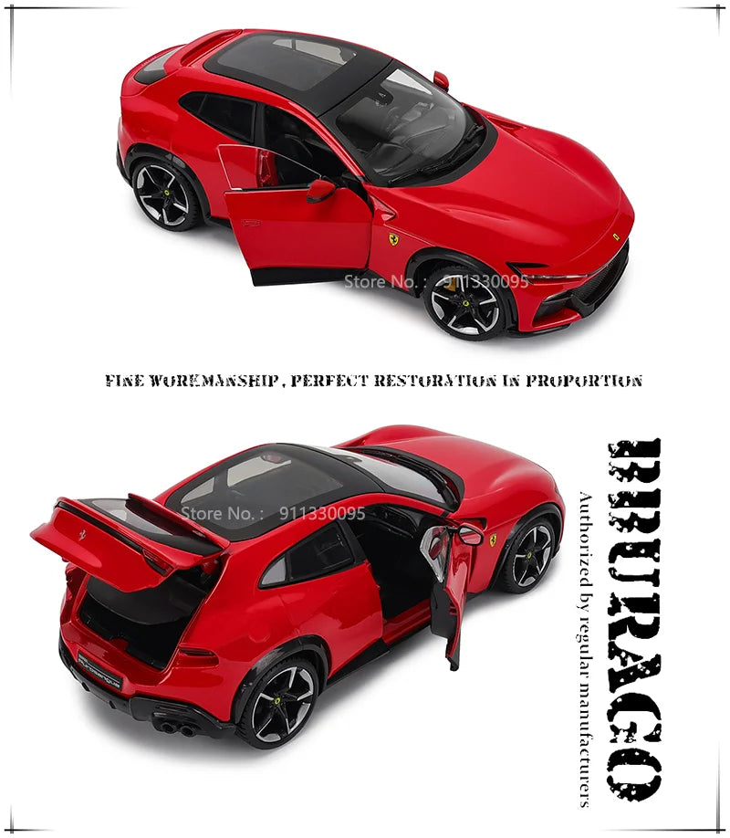 1:24 Ferrari Purosangue Enzo Monza SP1 488 Pista SF90 ROMA