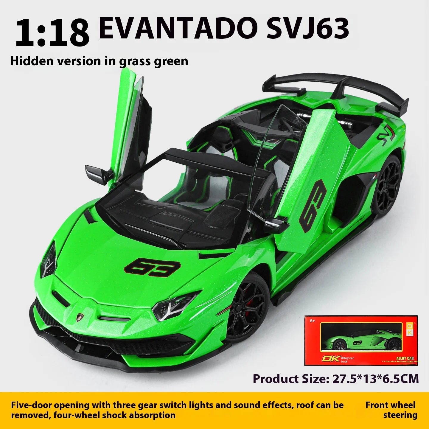 1:18 Lamborghini Aventador SVJ