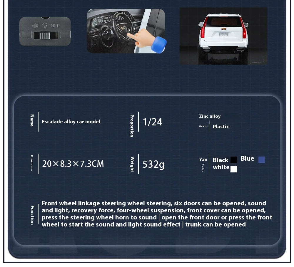 1:24 Cadillac Escalade