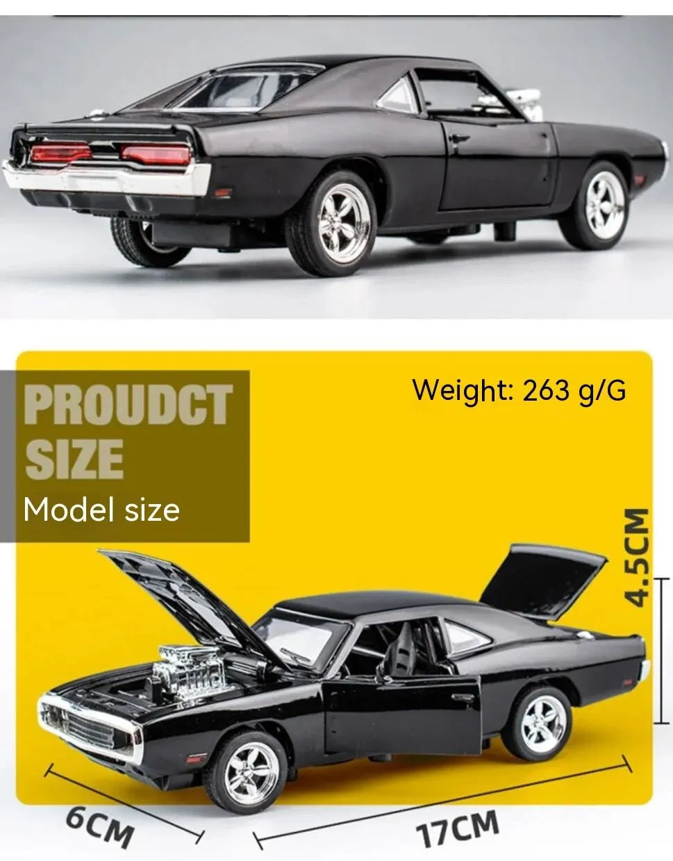 1:32 Dodge Charger 1970