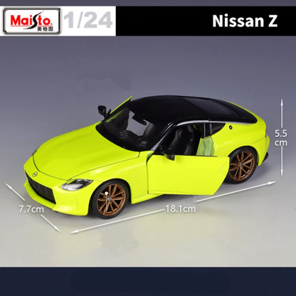 Maisto 1:24 2023 Nissan Z Alloy Sports Car Model Diecast Metal Racing Vehicle Car Model Simulation Collection Childrens Toy Gift