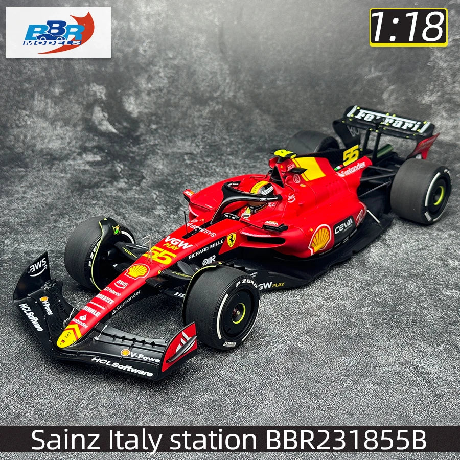 1:18 New F1 2023 SF-23 Italy GP 2023 3RD Singapore GP Formula Racing