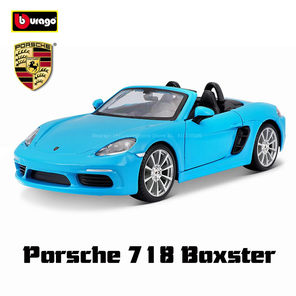1:24 Porsche 911 GT3 Taycan Turbo S 718 Boxster