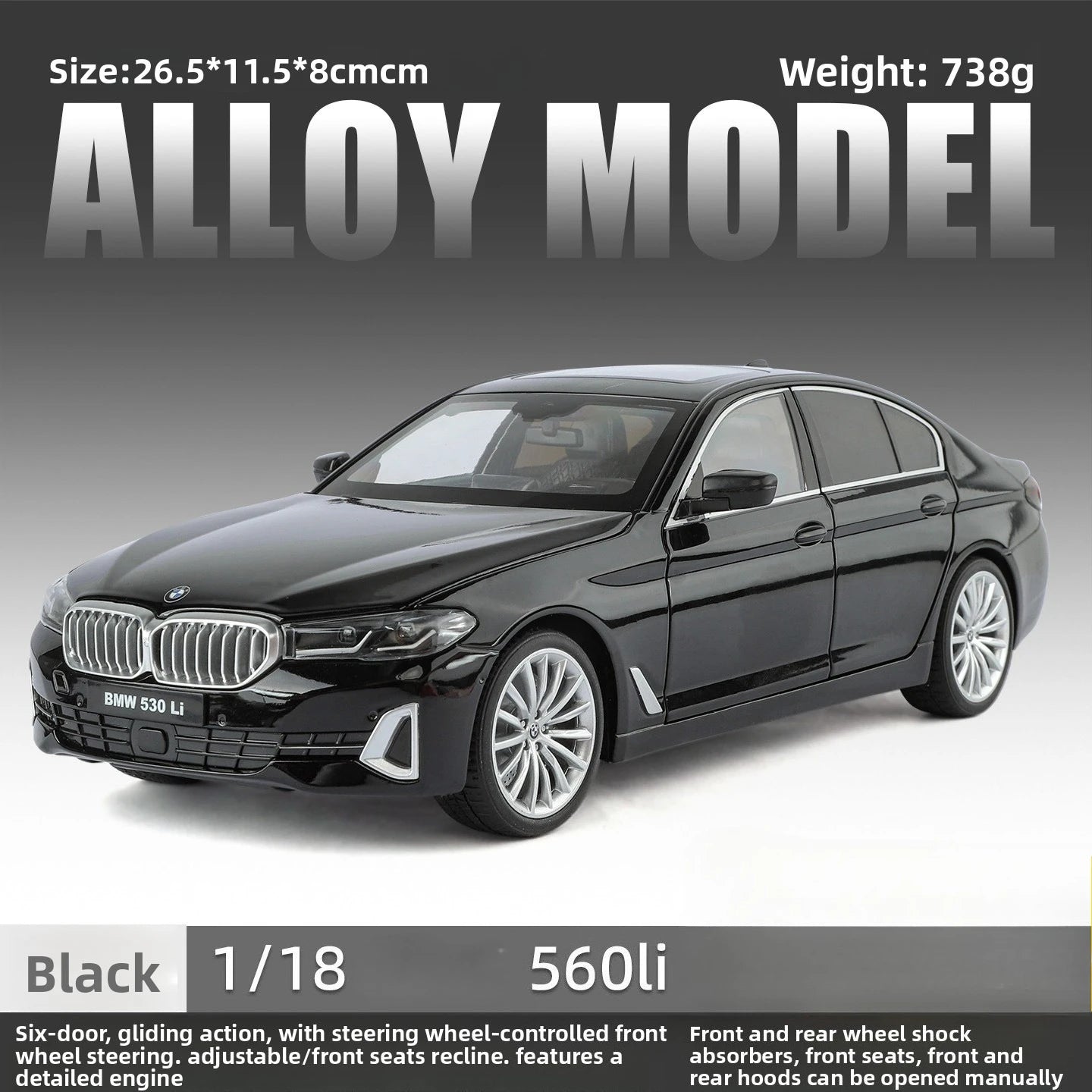 1:18 BMW 530Li (G30 LCI facelift)