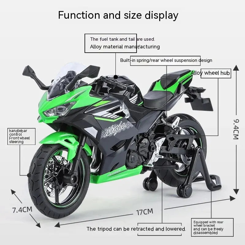 1:12 Kawasaki Ninja 400