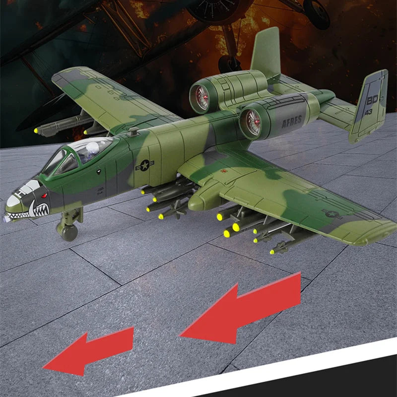 1:72 A-10 Warthog Strategic Bomber Fighter Battle
