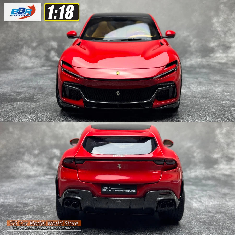 1:18 Ferrari Purosangue - Rosso Corsa Panoramic Roof