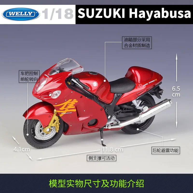 1:18 Suzuki Hayabusa Gsx1300r