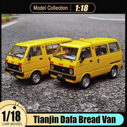 1:18 Tianjin Dafa Yellow Bug Bread Van - Dafa Taxi TJ110