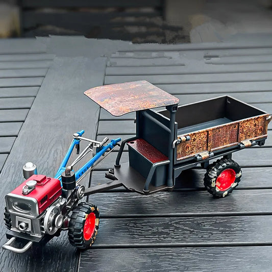 1:24 Rust Nostalgia Hand Tractor Model