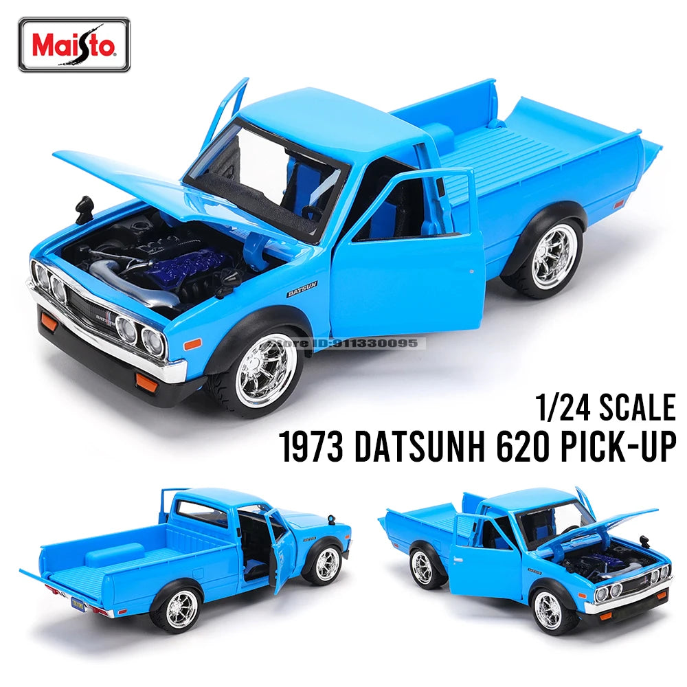 1:24 Nissan Datsun 1973 620 pickup red