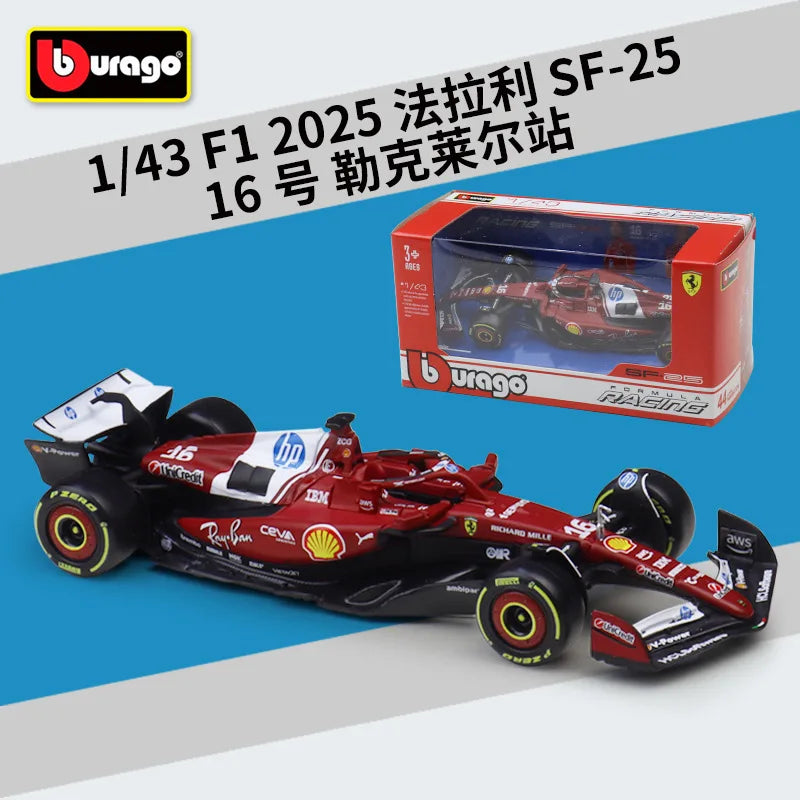 1:43 2025 Season Sf25 Sf 25 #16 #44 Formula 1