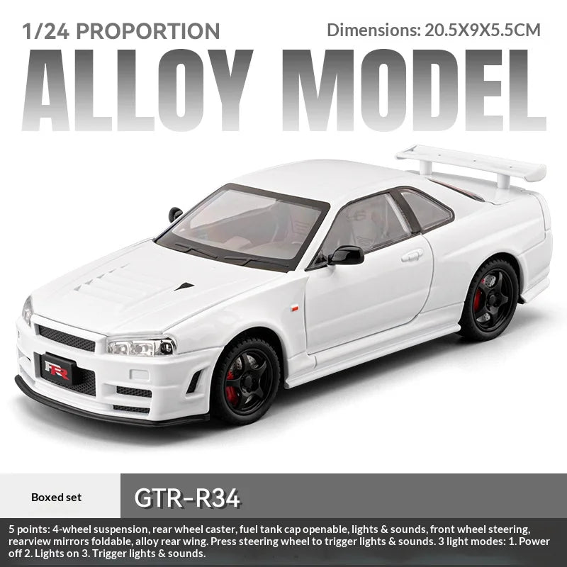 1:24 Nissan GTR-R34 Skyline