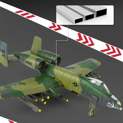 1:72 A-10 Warthog Strategic Bomber Fighter Battle