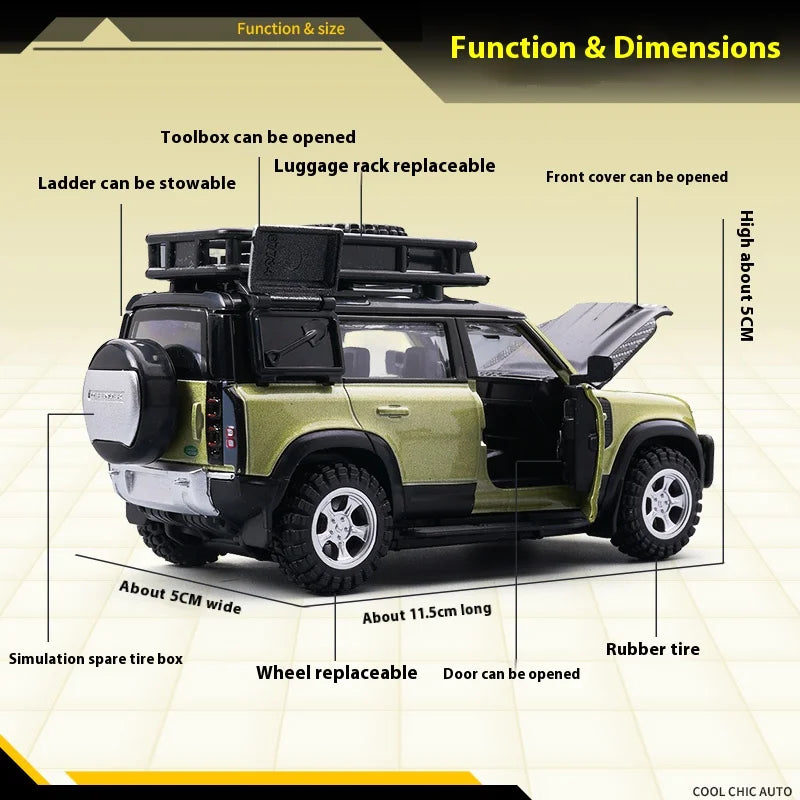 1:43 Land Rover Defender DIY Assembly