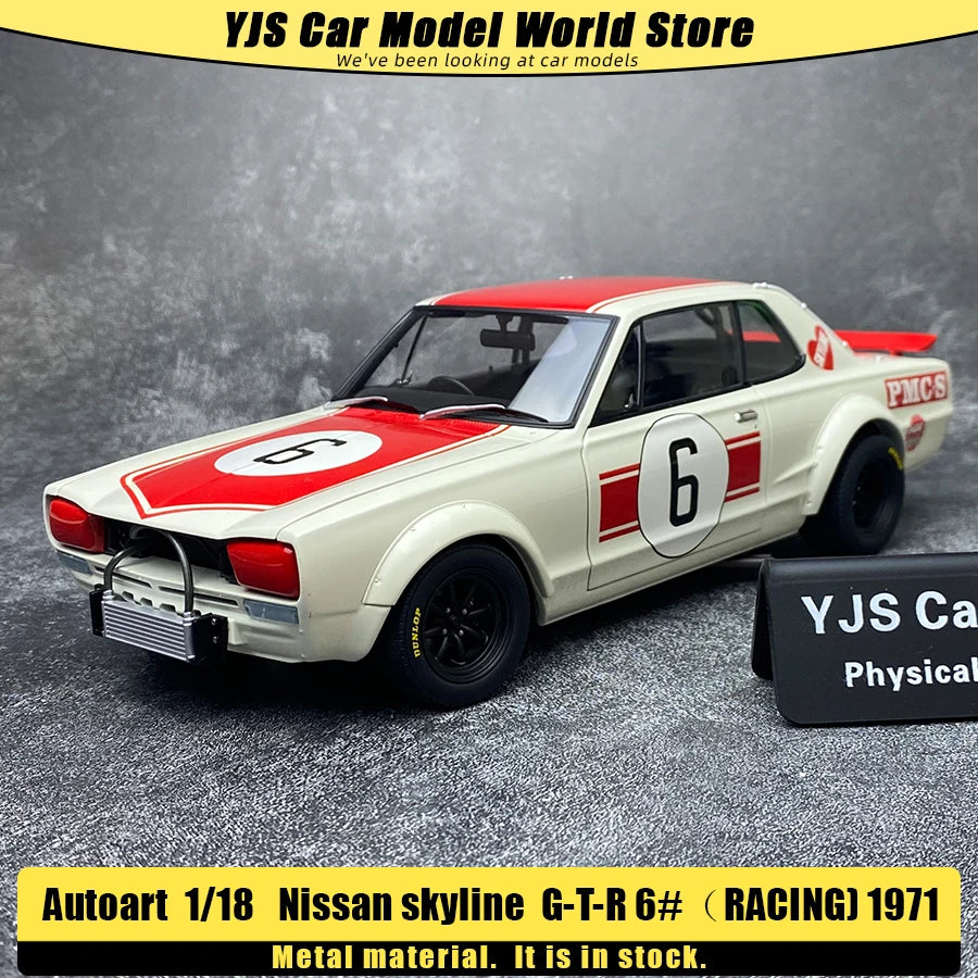 1:18 Nissan skyline GT-R 6#（RACING) 1971