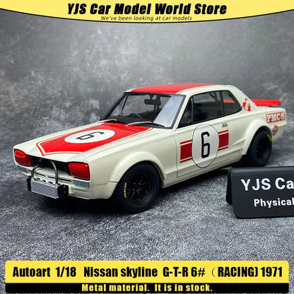 1:18 Nissan skyline GT-R 6#（RACING) 1971