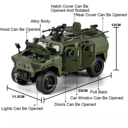 1:20 Bravewarrion Armored explosion proof vehicle