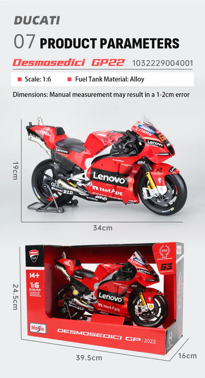 1:6 Ducati Racing Team No. 63, 2022 2018 KTM 450SXFF 84 Moto GP