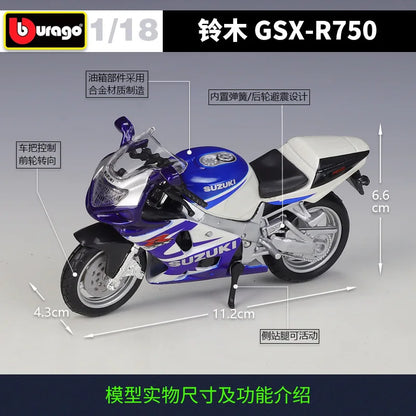1:18 SUZUKI GSX-R750