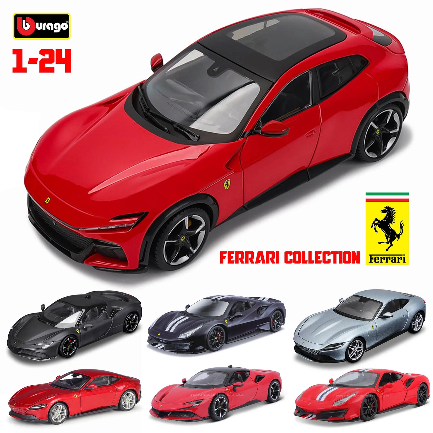 1:24 Ferrari PUROSANGUE 488 458 F12 SP1