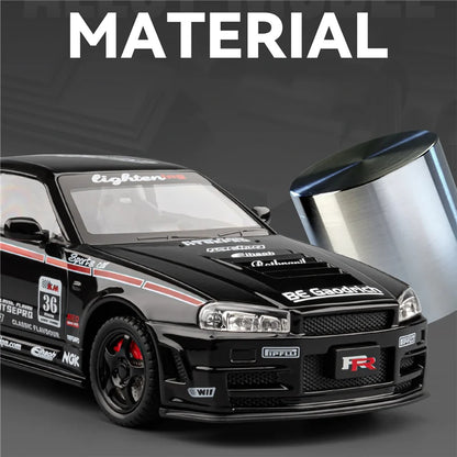 1:24 Ares Silvia Skyline GTR R34