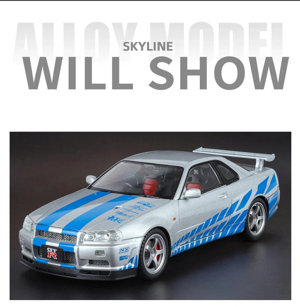 1:18 GTR GT-R R34 Skyline Ares
