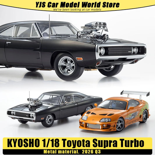 1:18 Toyota Supra Turbo  Collection Dodge Charger R/T 1970