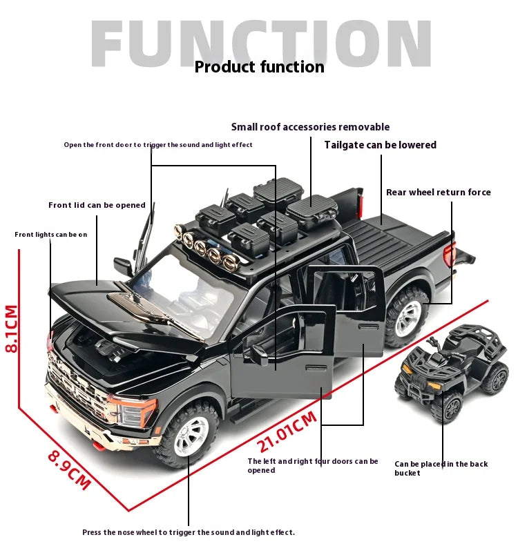 1:24 Ford Raptor Pickup F-150