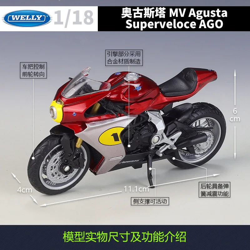 1:18 Augusta Mv Agusta Superveloce Ago