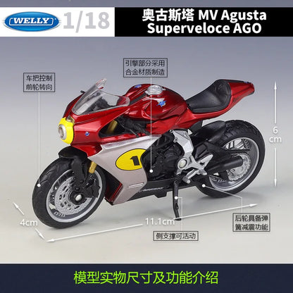 1:18 Augusta Mv Agusta Superveloce Ago