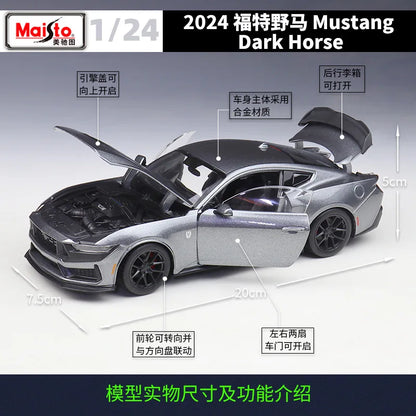 1:24 2024 Ford Mustang Dark Horse