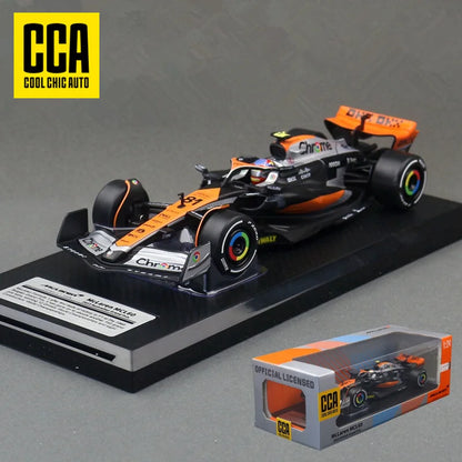 1:24 MCL60 2023 #81 Oscar Piastri 4# Lando Norris P2 British GP Mclaren F1