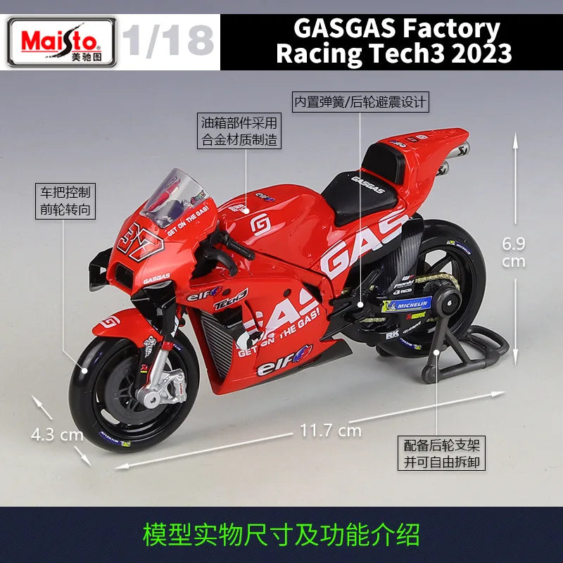 1:18 Spanish Gasgas Factory Racing Tech3 Gasgas Team #37 #44 2023