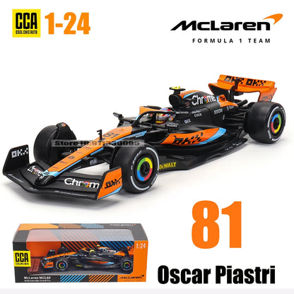 1:24 McLaren F1 Team 2023 MCL60 4# Lando Norris 81# Oscar Piastri