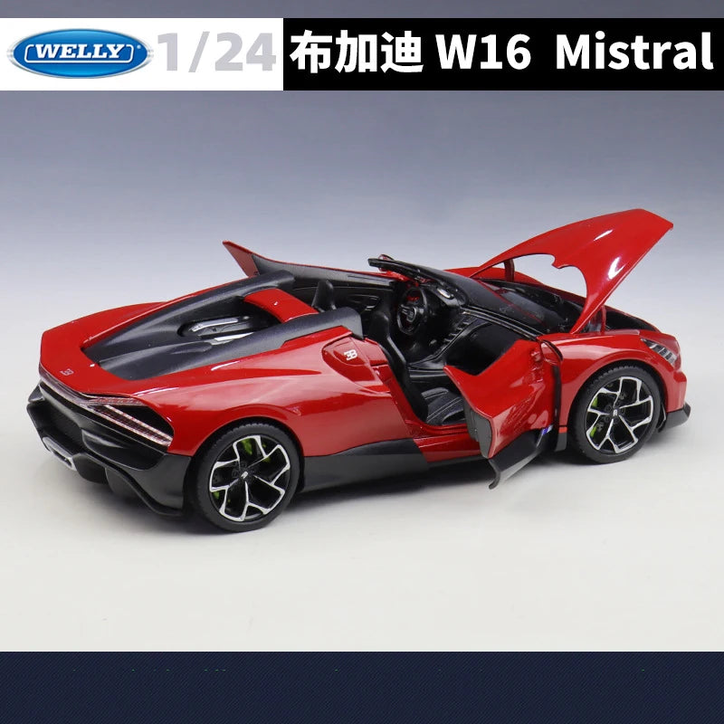 1:24 Bugatti W16 Mistral