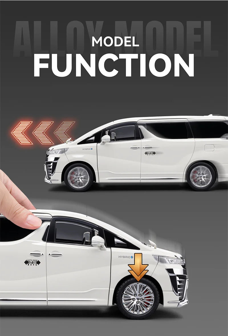 1:18 Toyota Vellfire Hybrid MPV