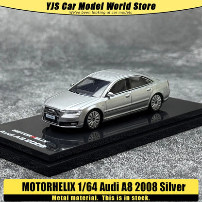 1:64 Audi A8 2008 Silver