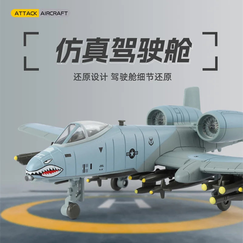 1:72 A-10 Warthog Strategic Bomber Fighter Battle