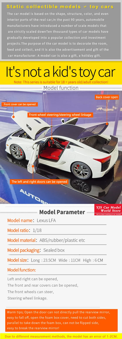 1:18 Lexus LFA Sports